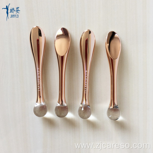 Rose Gold UV Plastic Cosmetic Spatula Makeup Tools